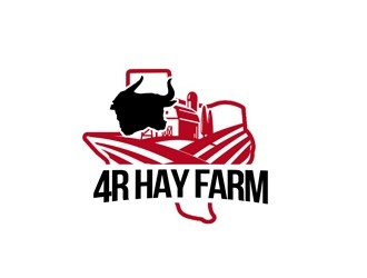 4R Hay Farm logo design by bougalla005