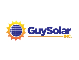 GuySolar Inc. logo design by Erasedink