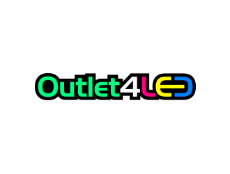Outlet4LED logo design by keylogo