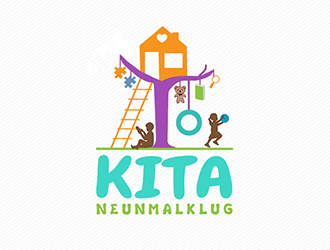 KITA neunmalklug logo design by Optimus
