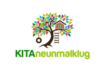KITA neunmalklug logo design by Marianne