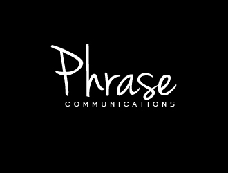 Phrase Communications logo design by shravya