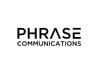 Phrase Communications logo design by dibyo