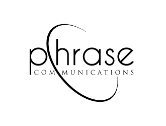 Phrase Communications logo design by uttam