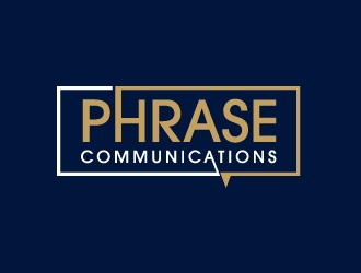 Phrase Communications logo design by kgcreative