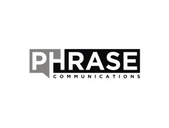 Phrase Communications logo design by agil