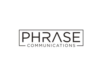 Phrase Communications logo design by agil