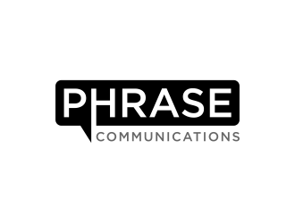 Phrase Communications logo design by p0peye