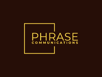 Phrase Communications logo design by czars