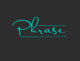 Phrase Communications logo design by abrarcreative
