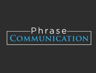 Phrase Communications logo design by abrarcreative