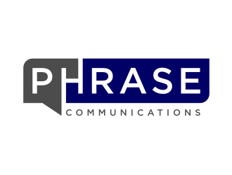 Phrase Communications logo design by Zhafir
