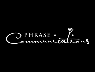 Phrase Communications logo design by Zhafir