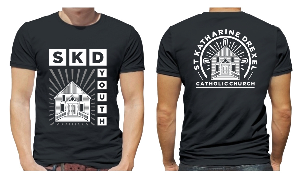 St Katharine Drexel Catholic Church logo design by aura