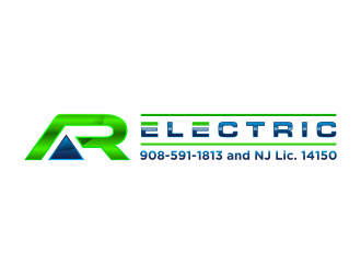 A R Electric logo design by ammad