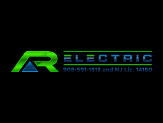 A R Electric logo design by ammad