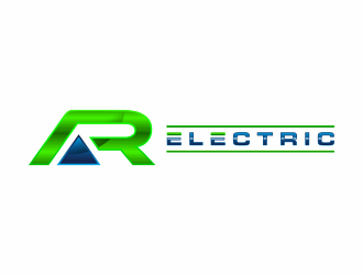 A R Electric logo design by ammad