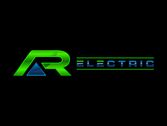 A R Electric logo design by ammad