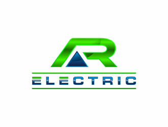 A R Electric logo design by ammad