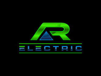 A R Electric logo design by ammad