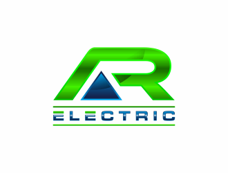 A R Electric logo design by ammad