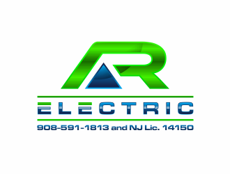 A R Electric logo design by ammad