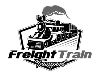 FREIGHT TRAIN TRANSPORT  logo design by DreamLogoDesign