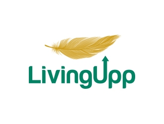 Living Upp logo design by MarkindDesign