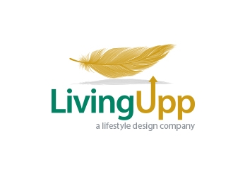 Living Upp logo design by MarkindDesign