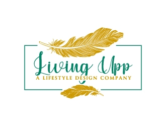 Living Upp logo design by Erasedink