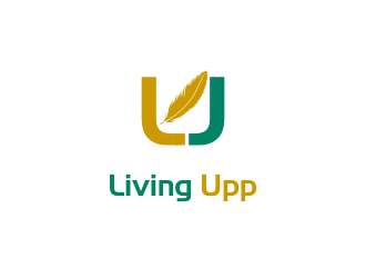 Living Upp logo design by aldesign