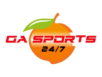 GA Sports 24/7 logo design by MUSANG