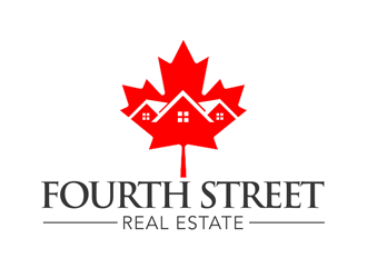 Fourth Street Real Estate logo design by kunejo