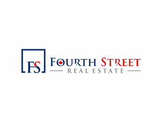 Fourth Street Real Estate logo design by ammad