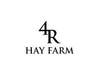 4R Hay Farm logo design by johana