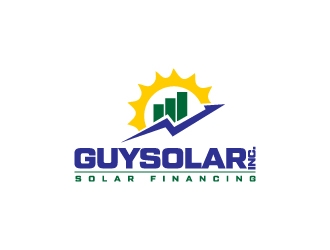 GuySolar Inc. logo design by Erasedink
