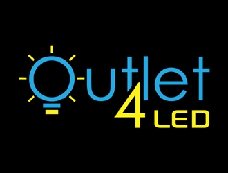Outlet4LED logo design by MAXR
