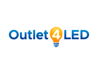 Outlet4LED logo design by lexipej
