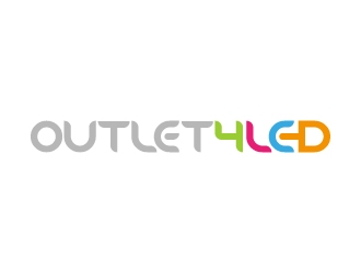 Outlet4LED logo design by MUSANG