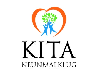 KITA neunmalklug logo design by jetzu