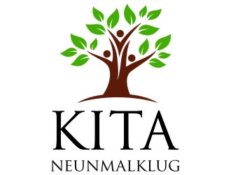 KITA neunmalklug logo design by jetzu