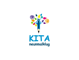 KITA neunmalklug logo design by torresace