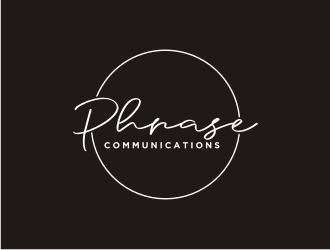 Phrase Communications logo design by bricton