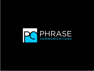 Phrase Communications logo design by bricton