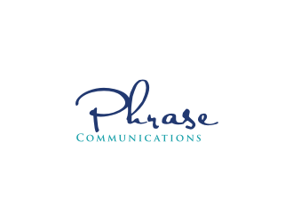 Phrase Communications logo design by bricton