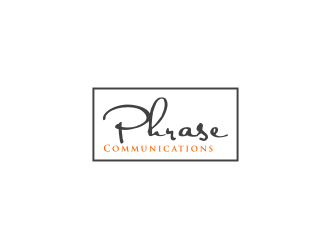 Phrase Communications logo design by bricton