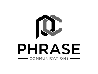 Phrase Communications logo design by cahyobragas