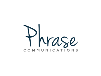 Phrase Communications logo design by johana