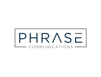 Phrase Communications logo design by johana