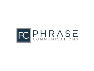 Phrase Communications logo design by johana